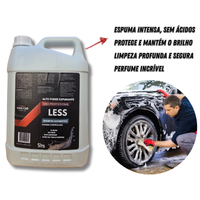 LESS - Shampoo Automotivo - Auto Brilho - 5 Litros