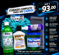 Kit 1 - Cuidado Completo Para Seu Carro